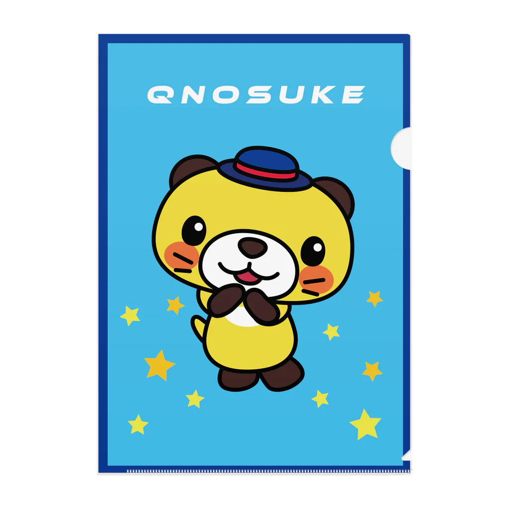 Qnosuke☆official SUZURIshopのQNOSUKEアイテム クリアファイル