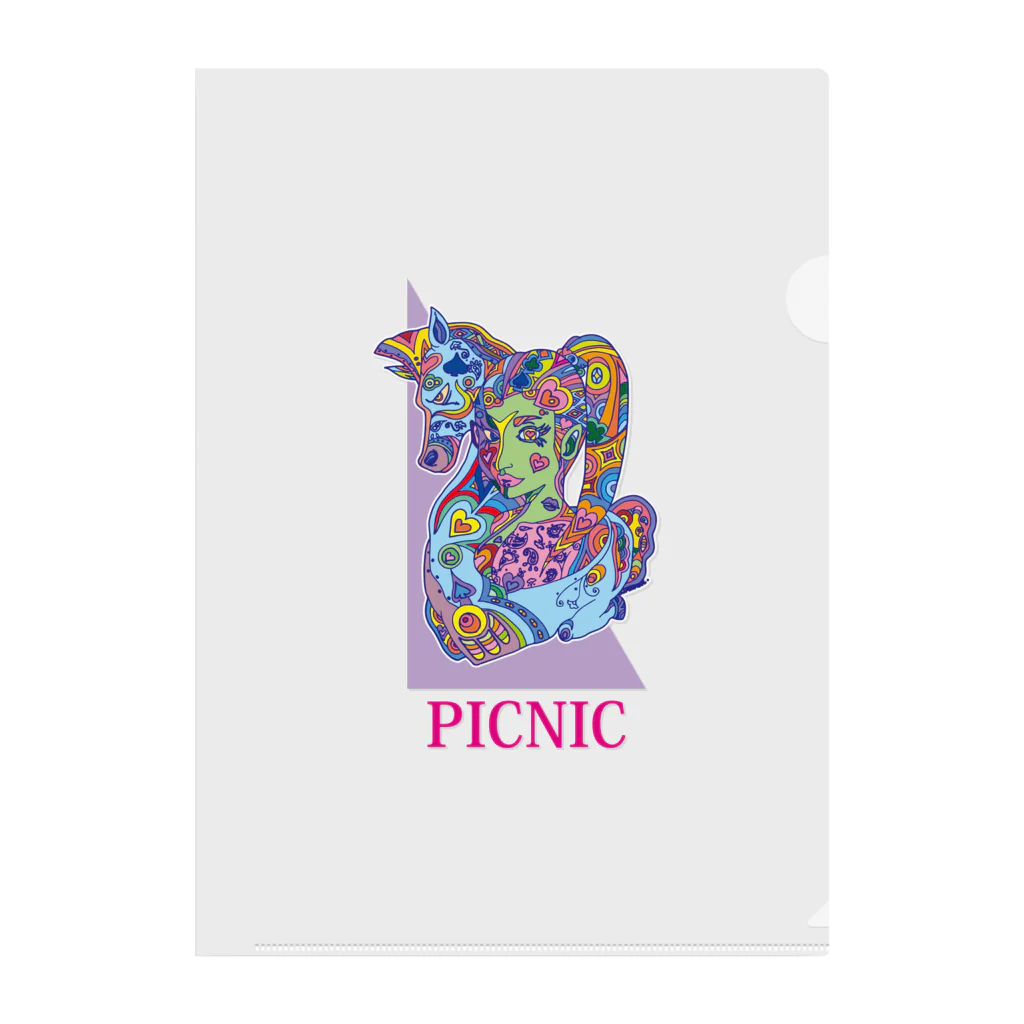 PICNICの十二支午 Clear File Folder