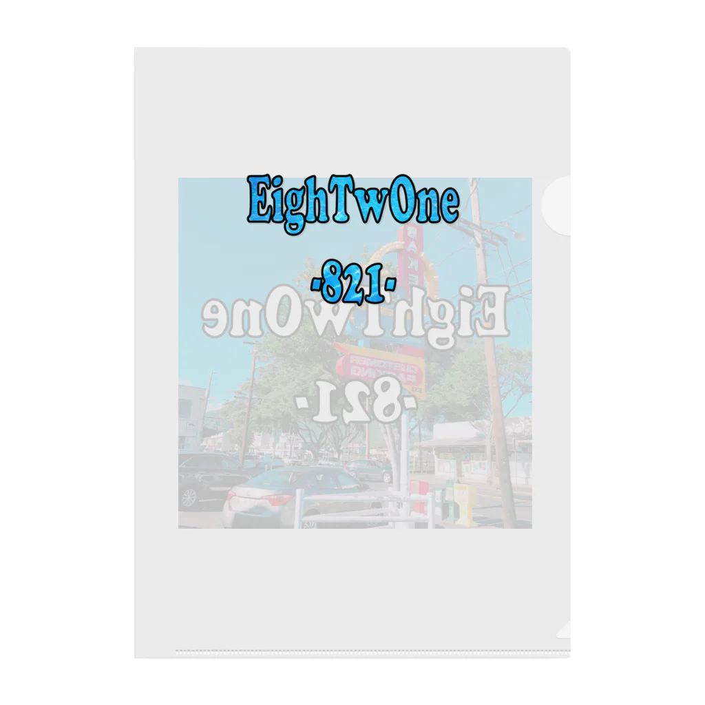 ストリートファッションはEighTwOne-821-(えいとぅーわん はちにーいち)のEighTwOne‐821-LOGO Clear File Folder