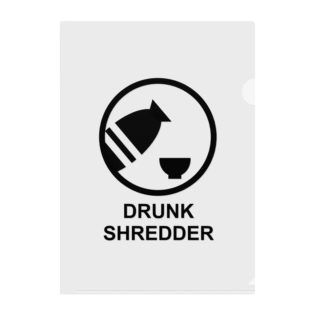 DRUNK SHREDDERのDRUNK SHREDDER Clear File Folder