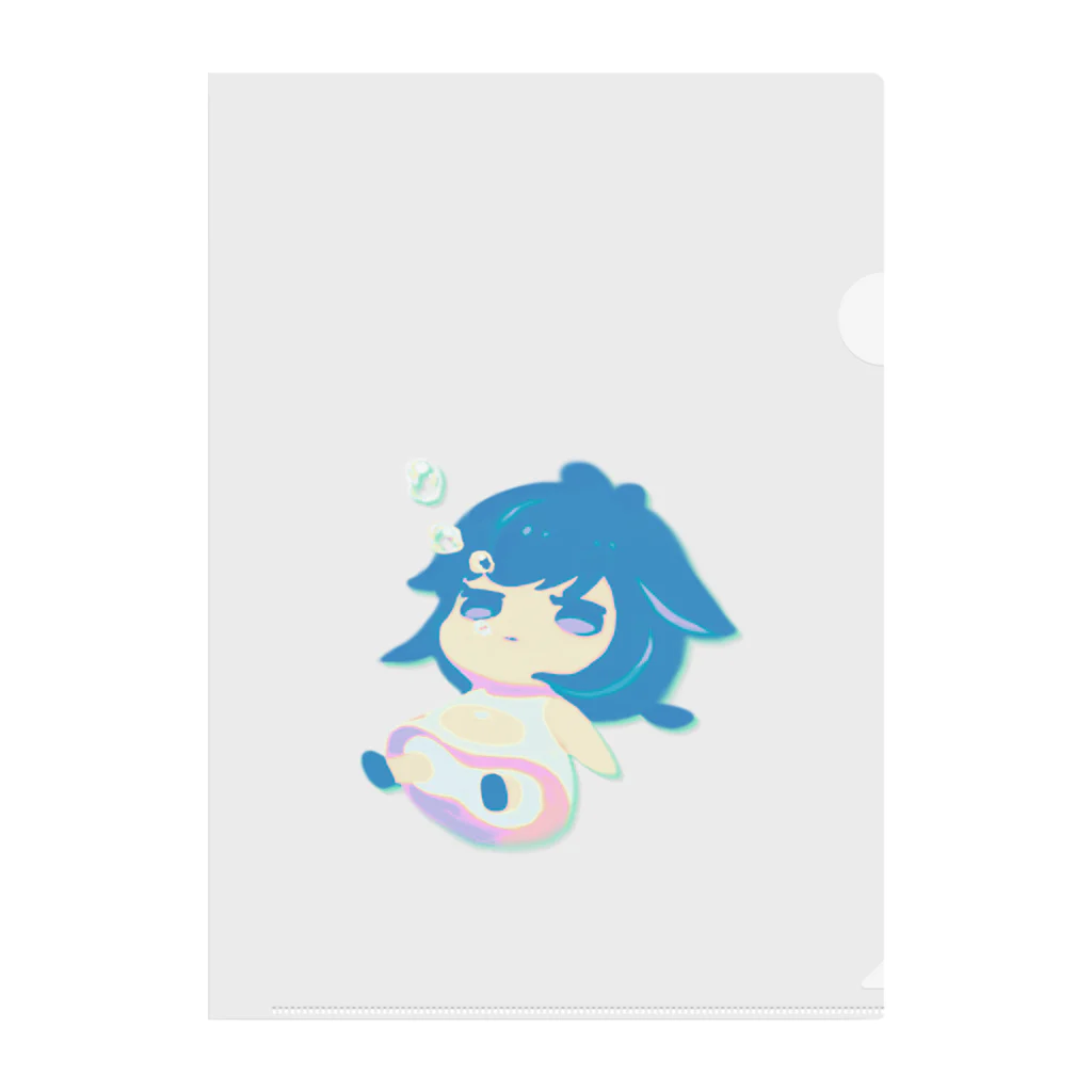 Puu-chのkawaii ぷくぷくめばえちゃん Clear File Folder