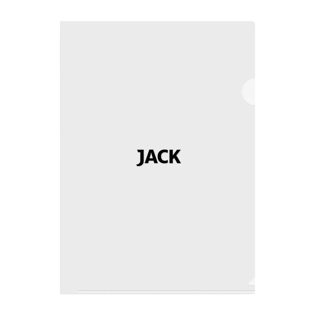 JACKのJACK Clear File Folder
