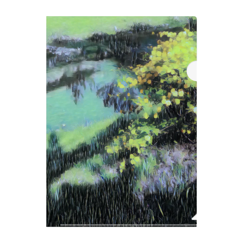 Shithiri の川辺の風景 Clear File Folder