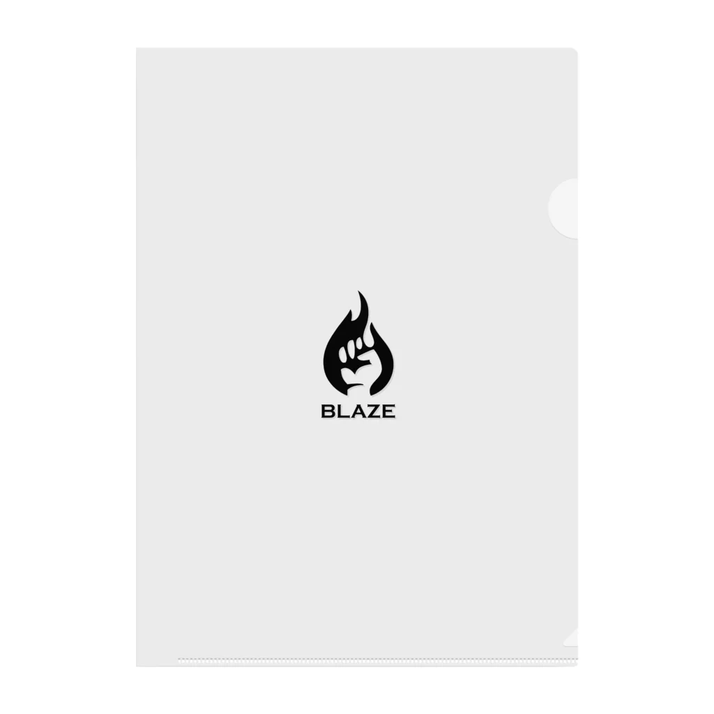 BLAZEのBLAZE クリアファイル