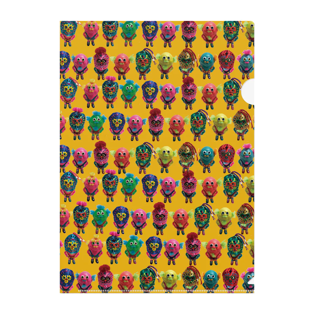 ☆KowellyTown☆のKowellyTown Lucha Monster Clear File Folder