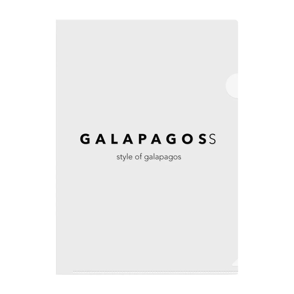 California StockingのGALAPAGOSS クリアファイル