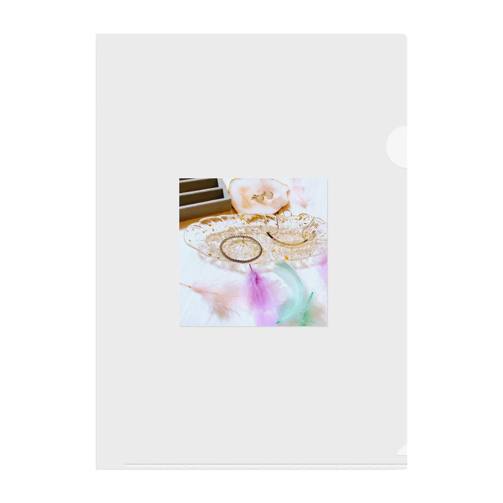 warau2222のResin interior feather Clear File Folder