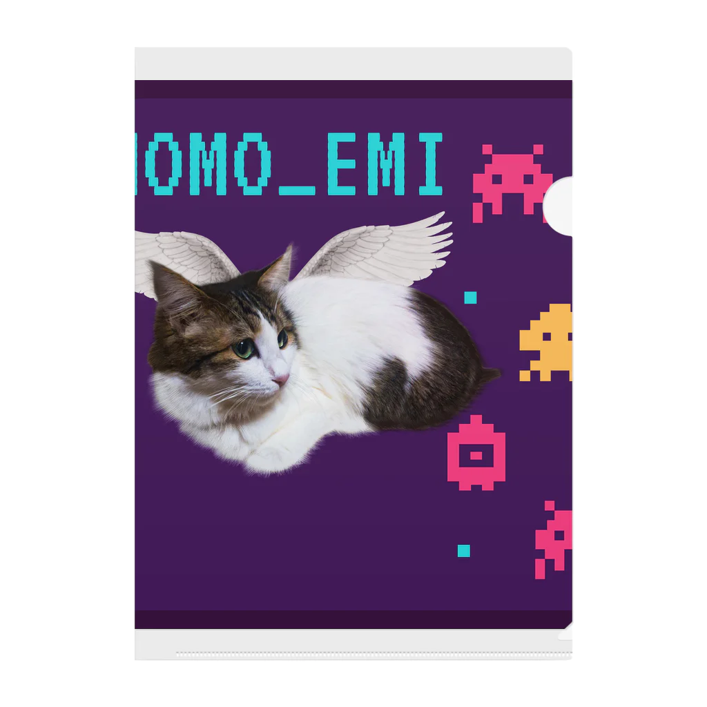 momo_emiのmomo_emi ゲーム クリアファイル