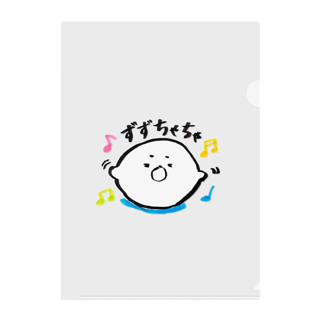 道産子あーかのぼんやりショップの躍る道産子あざらしくん Clear File Folder