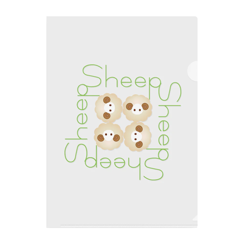 Sheepの4Sheep クリアファイル