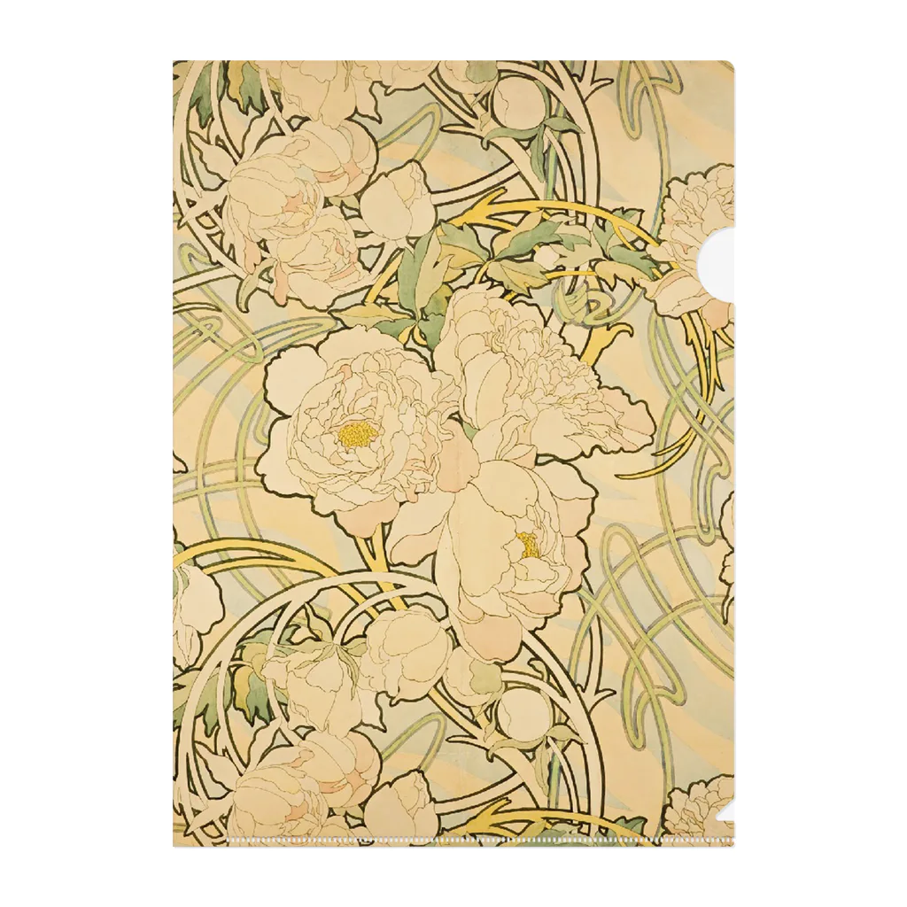 ART のミュシャ Alphonse Mucha Clear File Folder