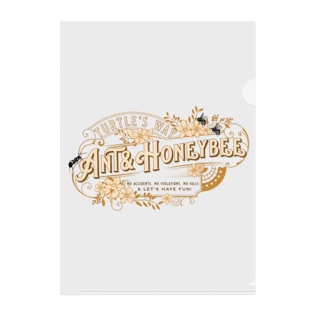 かめのおみせのANT & HONEYBEE Clear File Folder