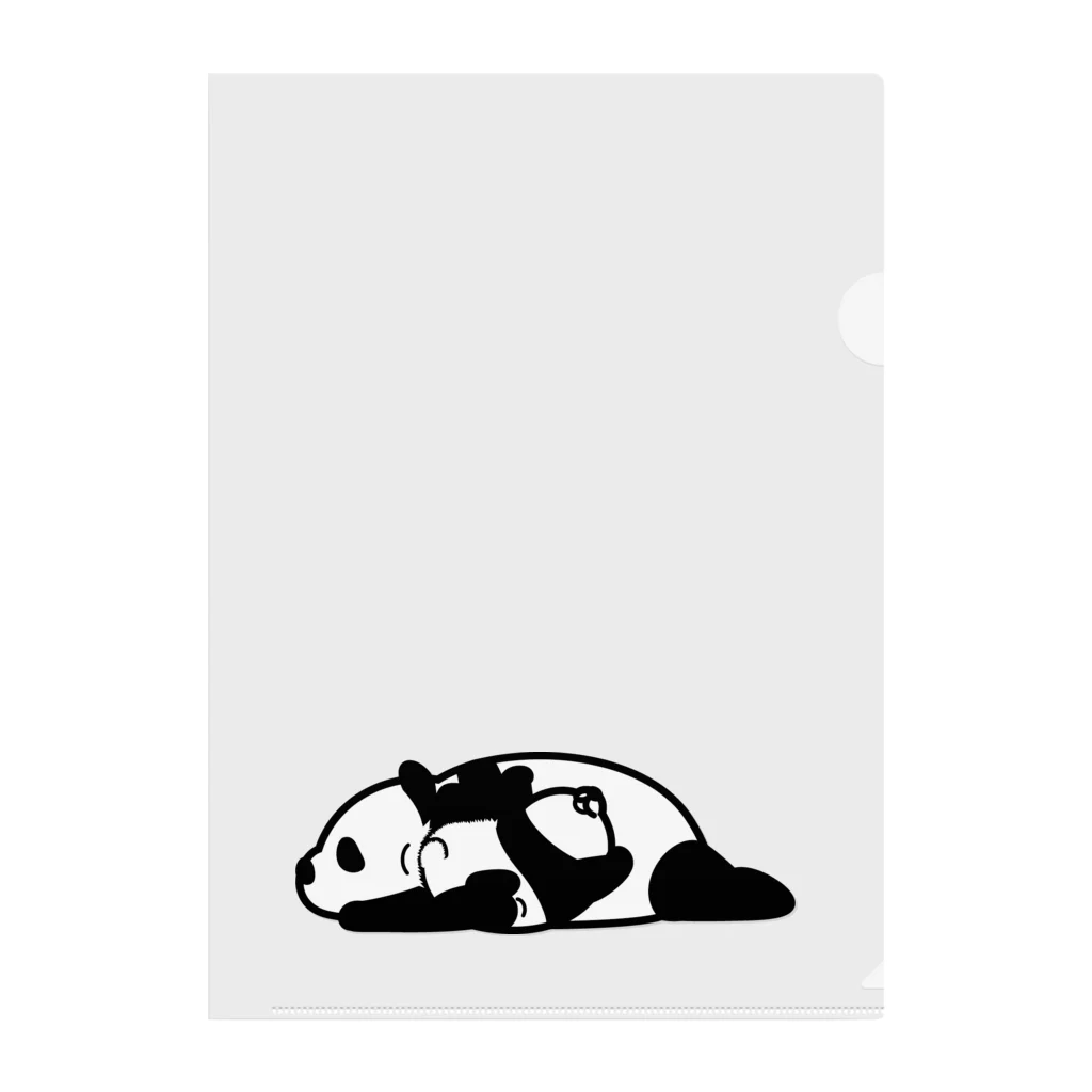 sirokuro okibaのパンダの親子（元気か） Clear File Folder