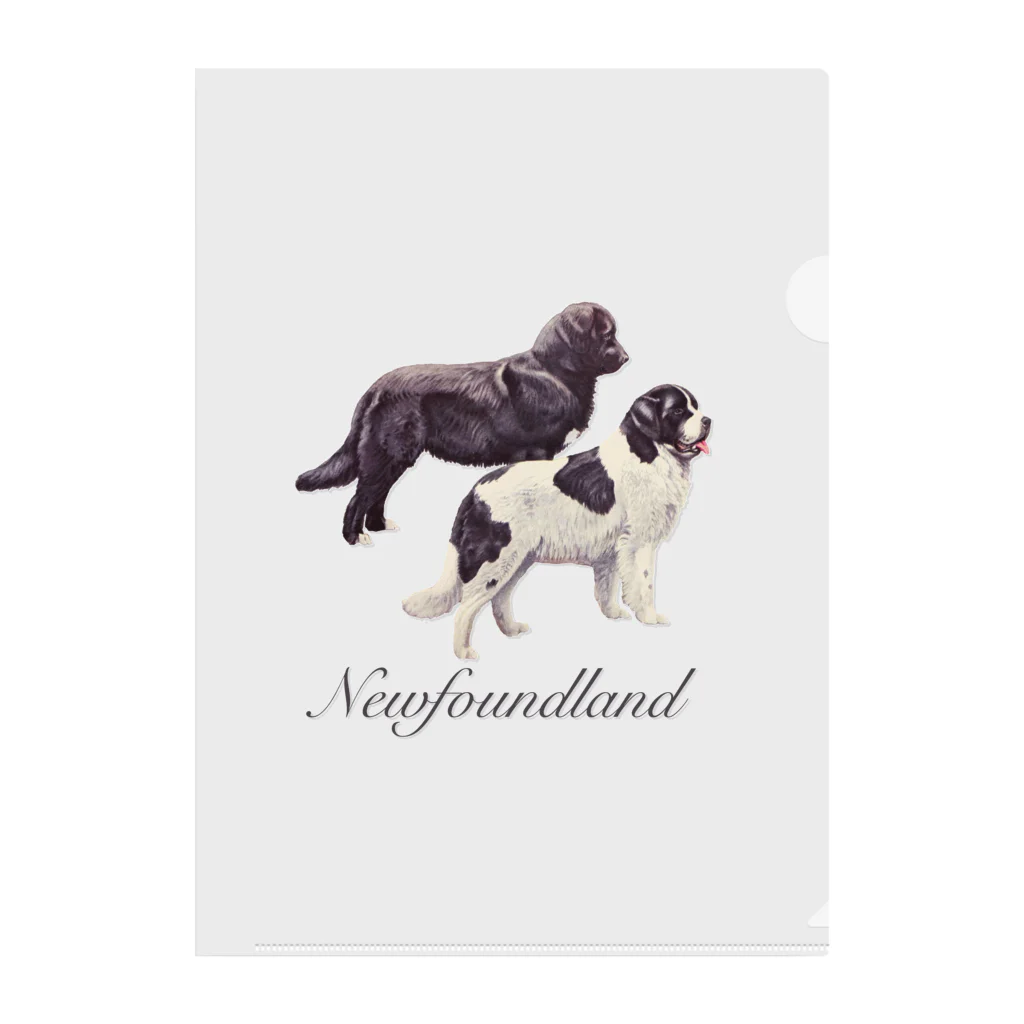 mincora.のニューファン Newfoundland Clear File Folder