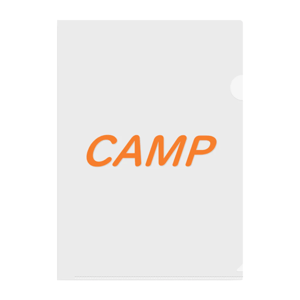 アメリカンベース のキャンプ　キャンプ用品　グッズ　雑貨 Clear File Folder