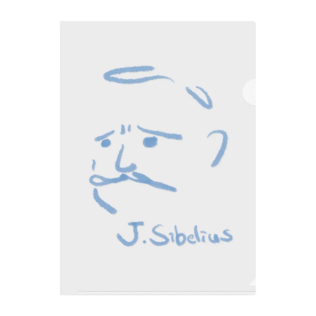 OSHIYOMANのシベリウス　J.Sibelius Clear File Folder