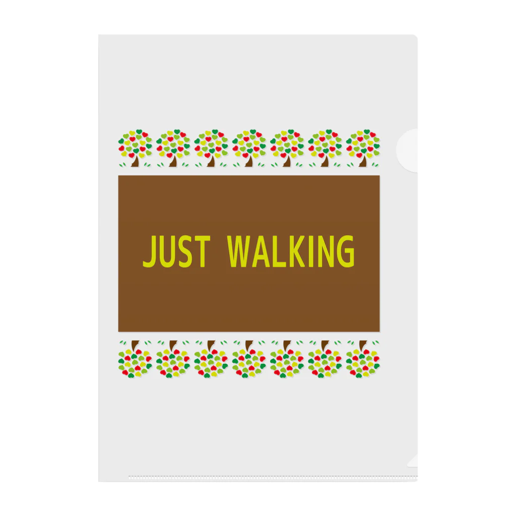 フォーヴァのJUST WALKING クリアファイル