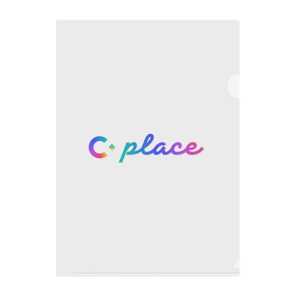 C-placeのC-place ロゴ  クリアファイル