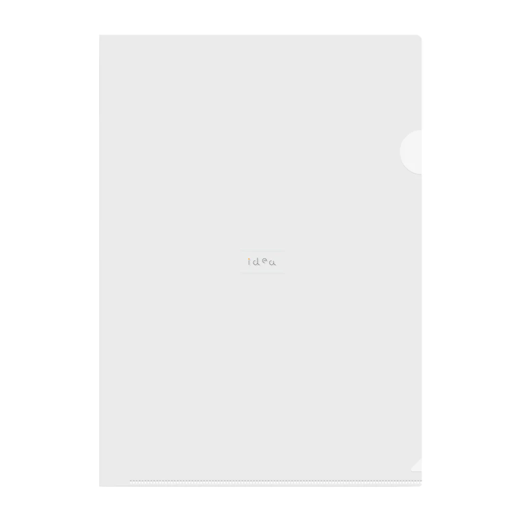 Zat-Boxの小さなアイディア【オレンジ】 Clear File Folder