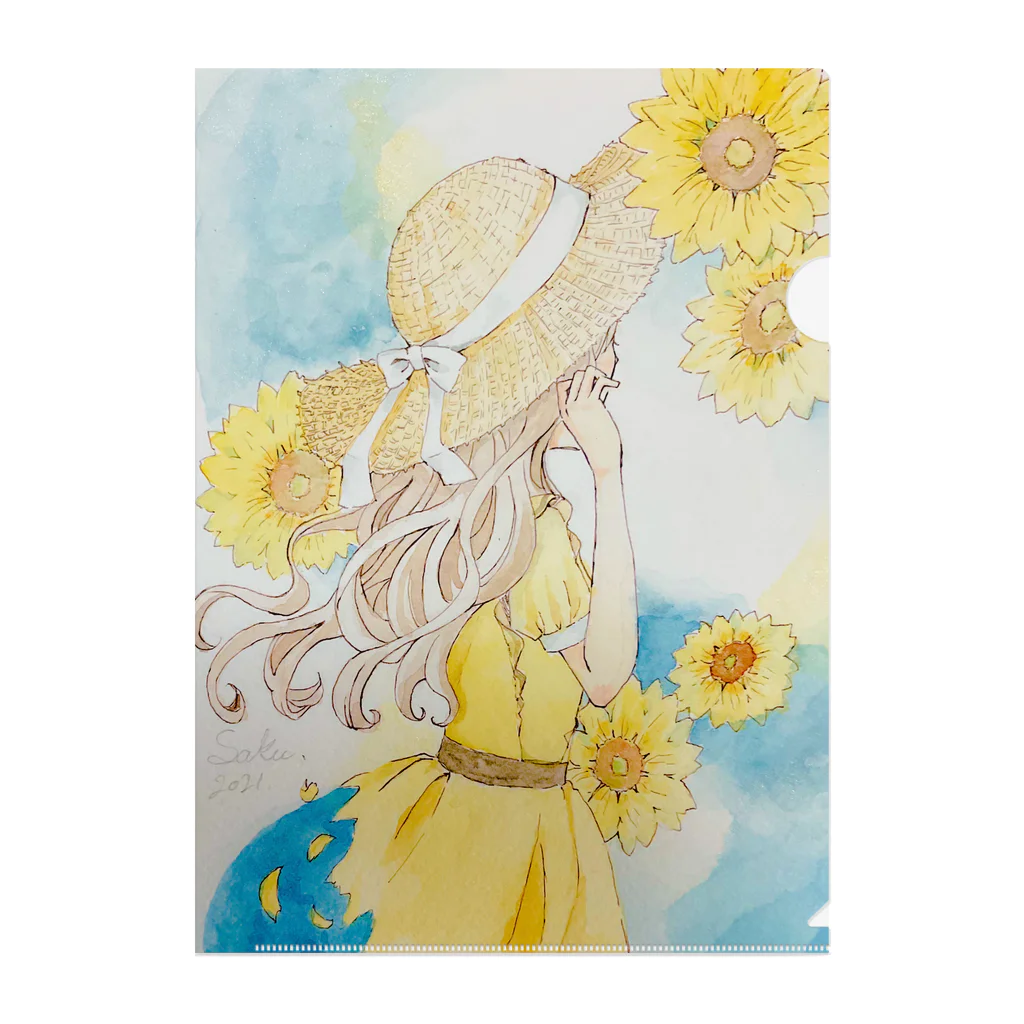 sakuのtournesol-ひまわり- Clear File Folder