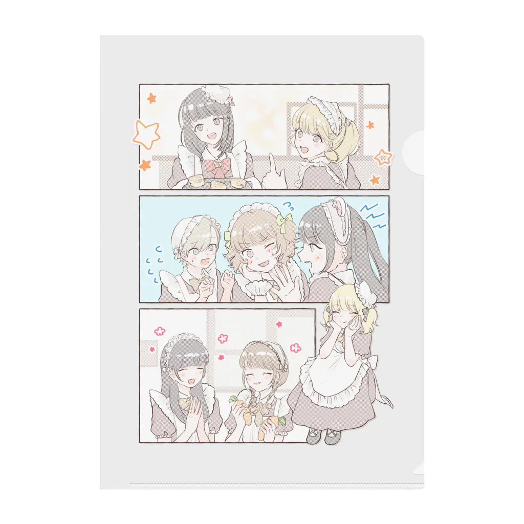 メイドカフェルフナリゼのみなつき10周年作品 Clear File Folder