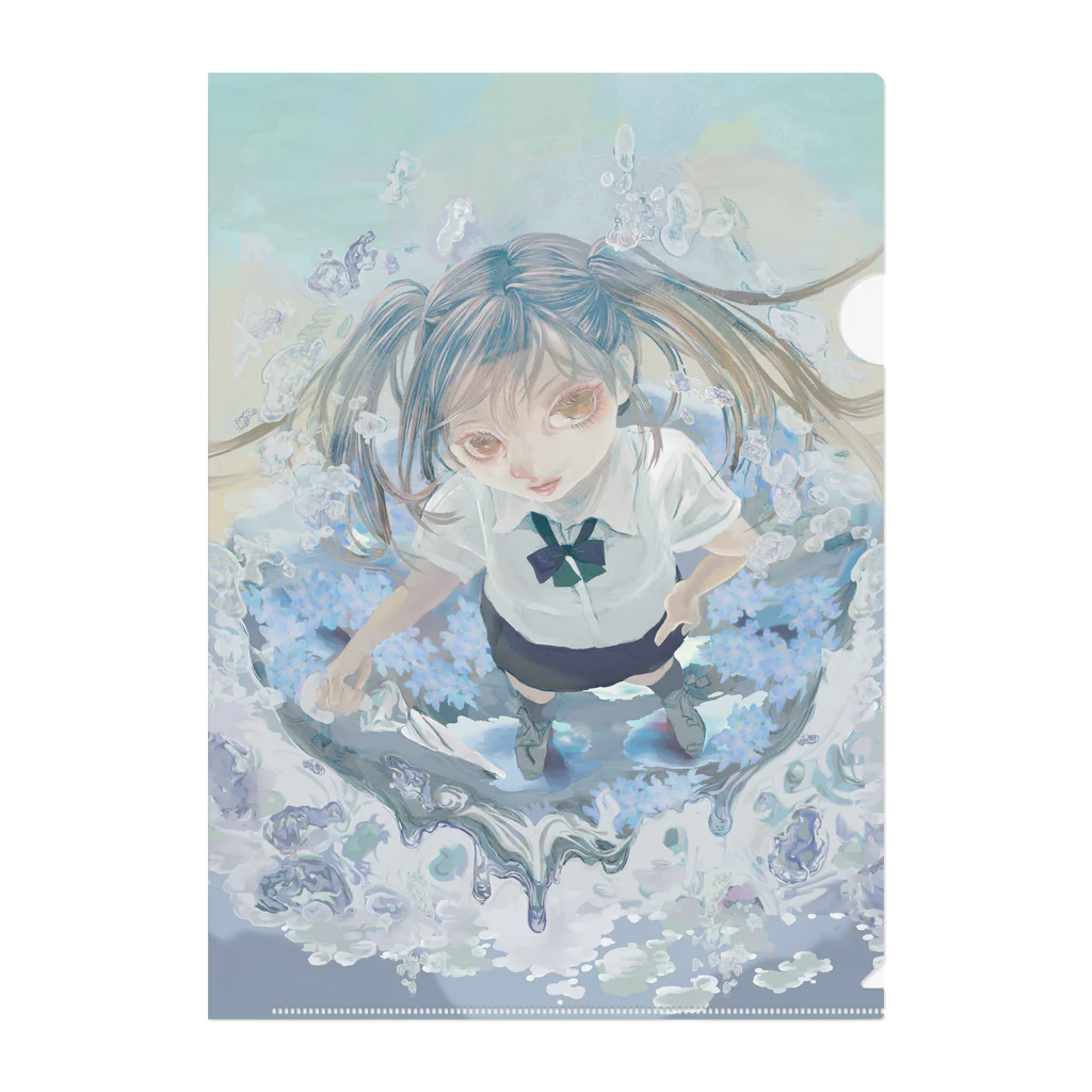 夢々の雨上がりの少女 Clear File Folder