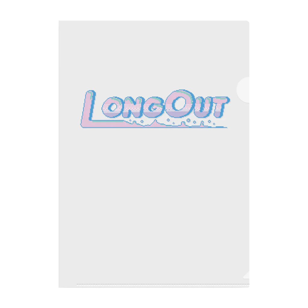 LONGOUTのLONGOUTロゴ クリアファイル