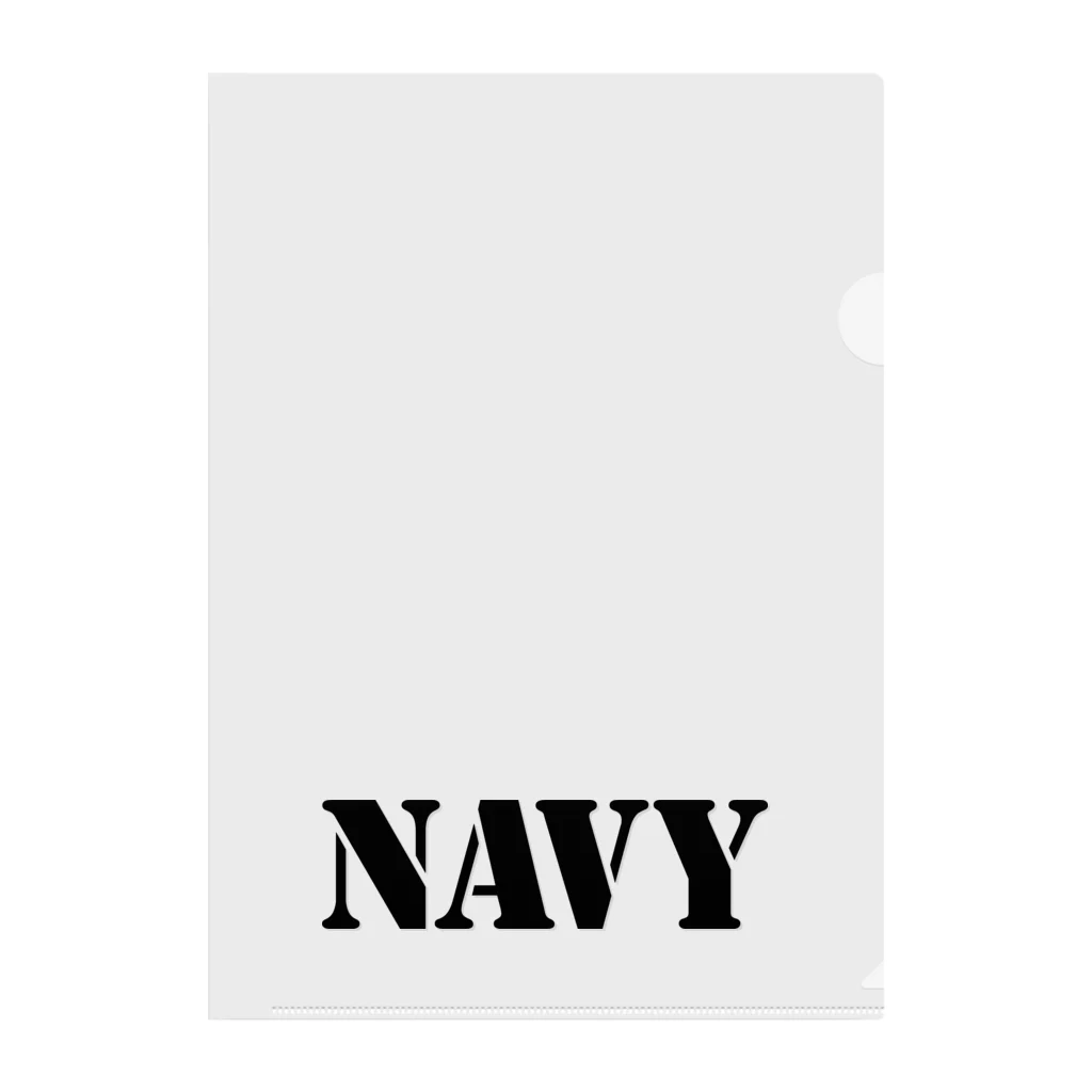 noserのNAVY Clear File Folder