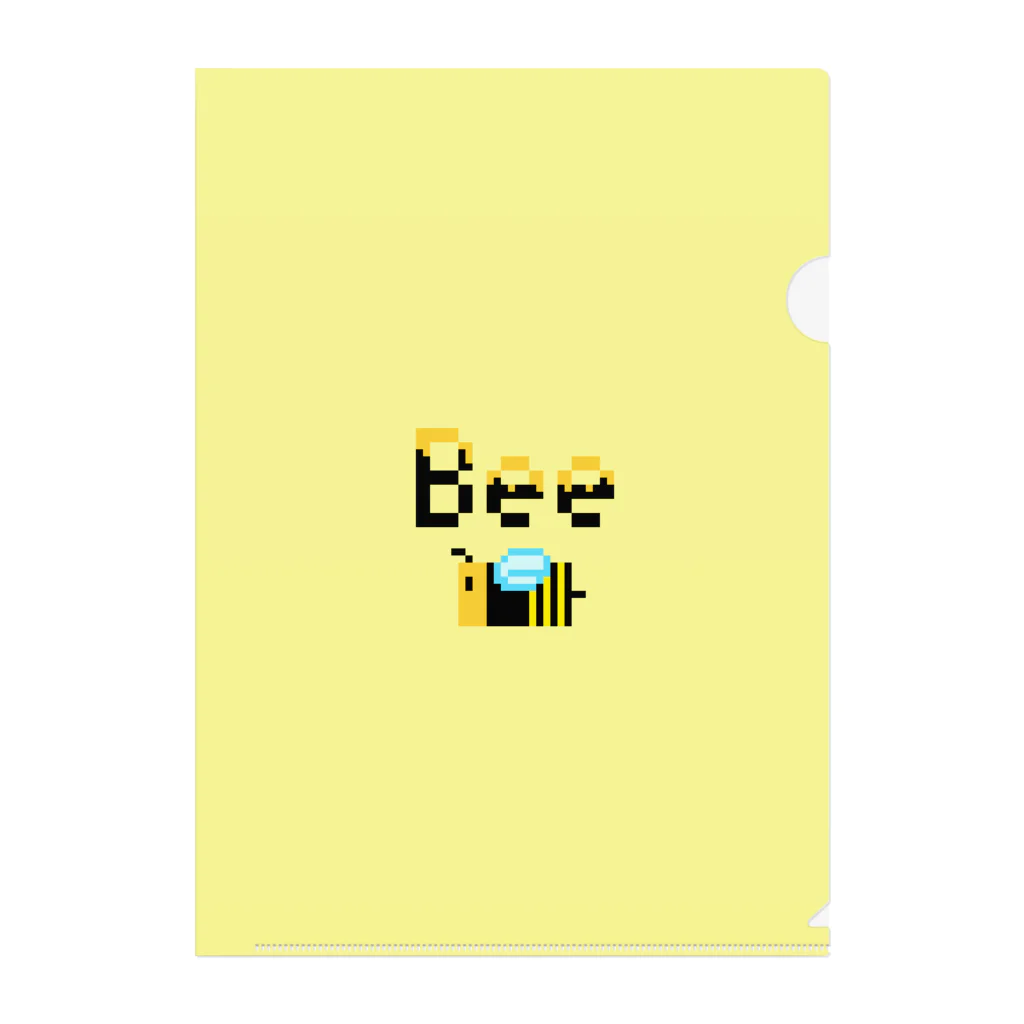 ずっぽんぽ(利益100円均一)のBee(yellow) クリアファイル