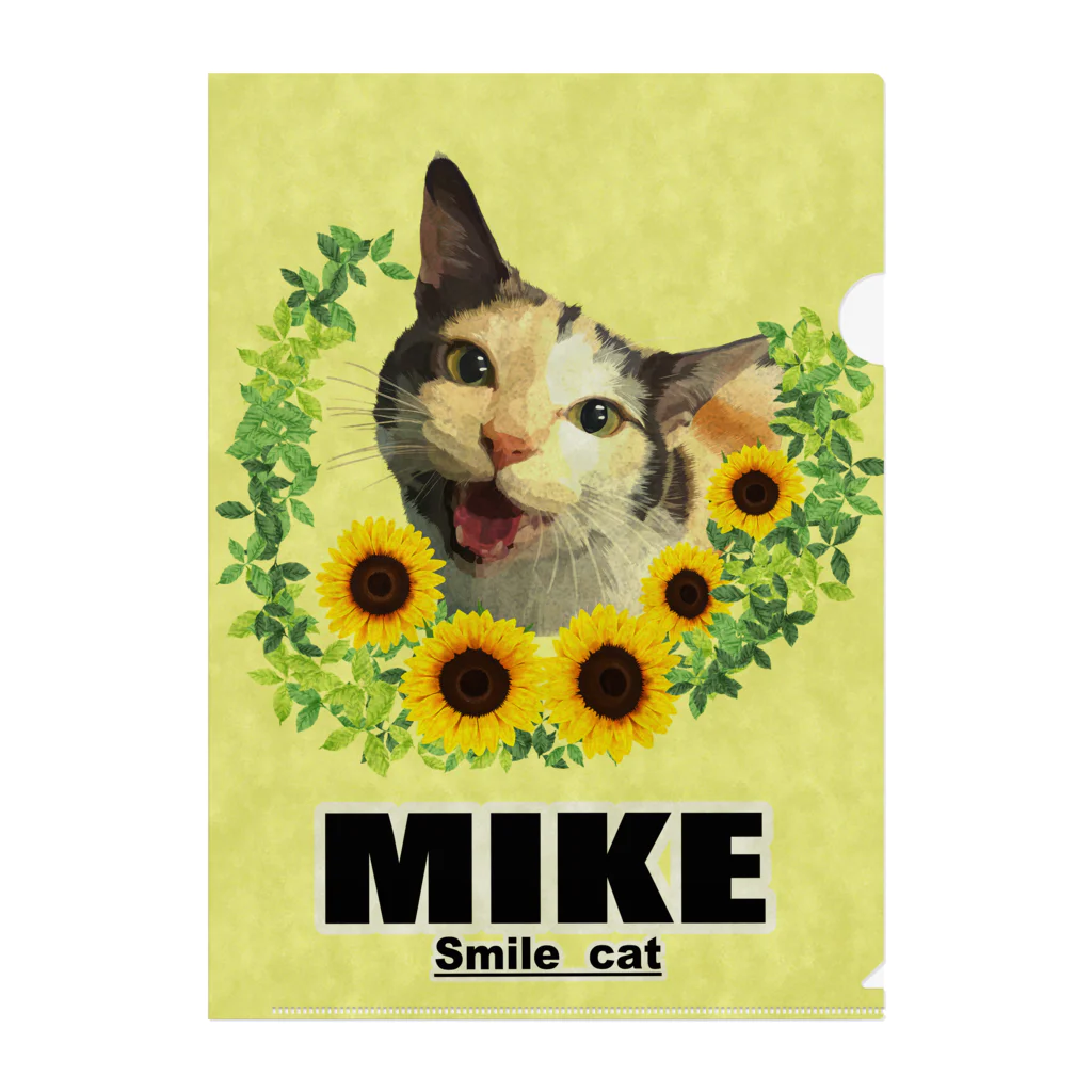 sasa9"のSmile cat Clear File Folder