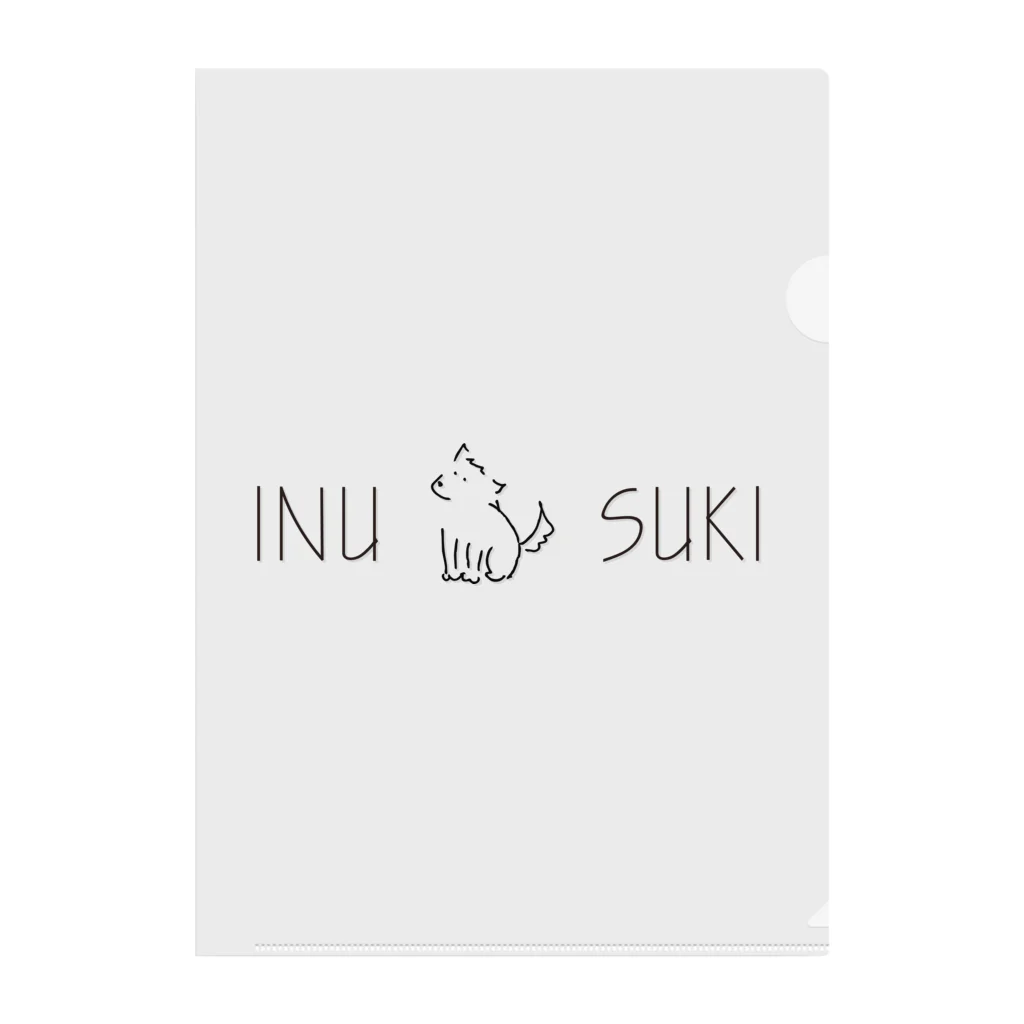 ６畳エアラインのINU SUKI Clear File Folder