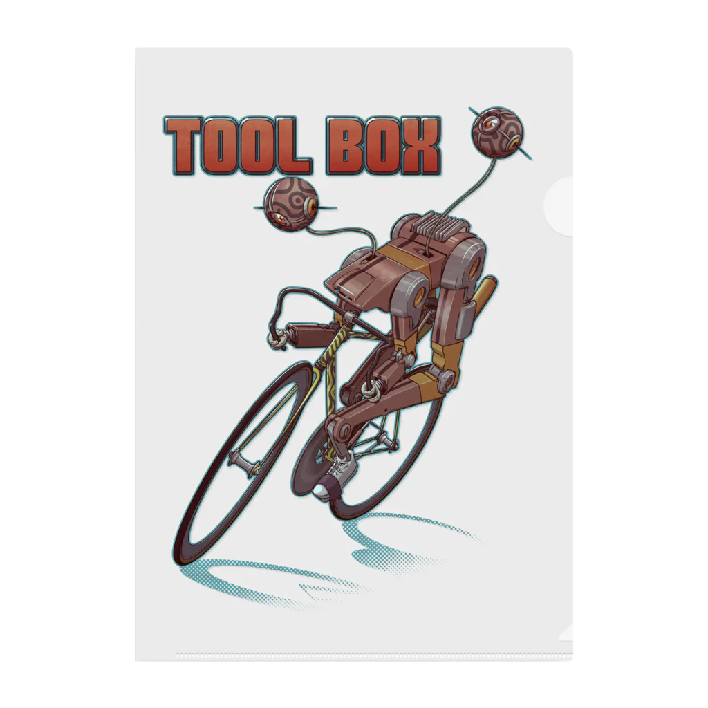 nidan-illustrationの"TOOL BOX" Clear File Folder