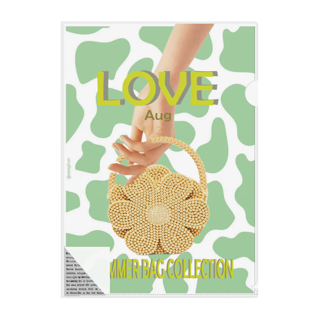 LOVEのSUMMER BAG COLLECTION Clear File Folder