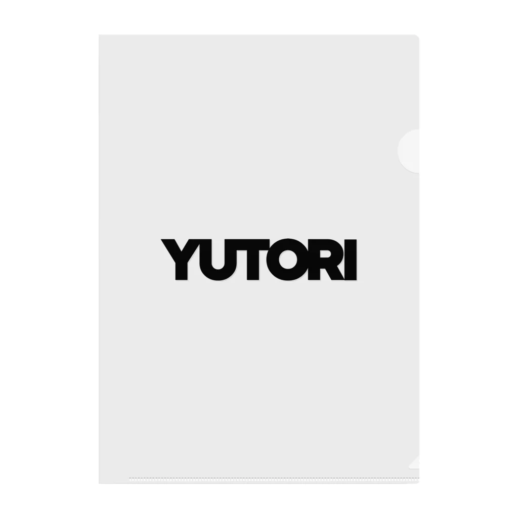 おもしろいTシャツ屋さんのYUTORI ゆとり ゆとり世代 Clear File Folder