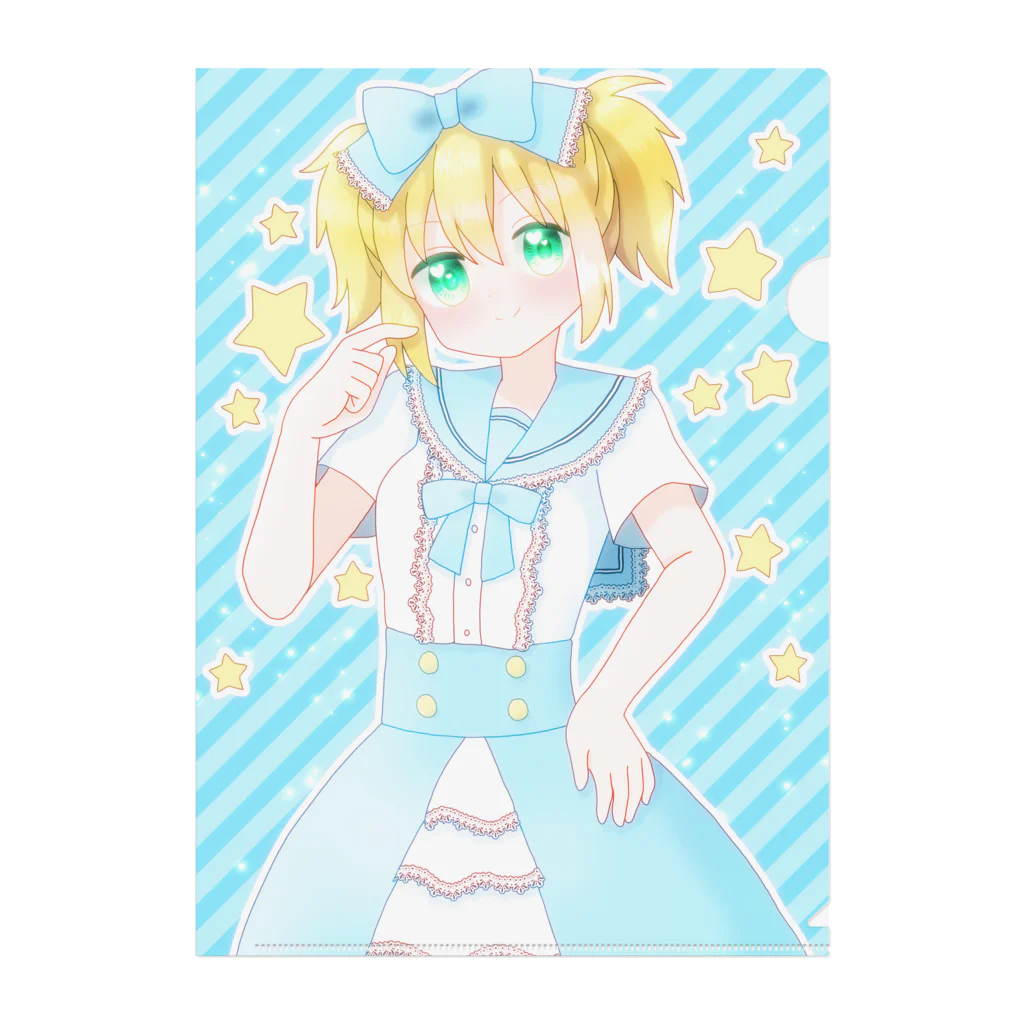 かわいいもののおみせ　いそぎんちゃくの⭐️ Clear File Folder