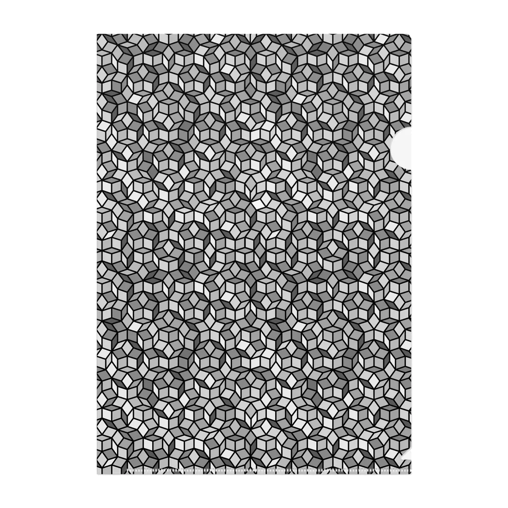 Miyanomae Manufacturingのペンローズモザイク（全面） クリアファイル