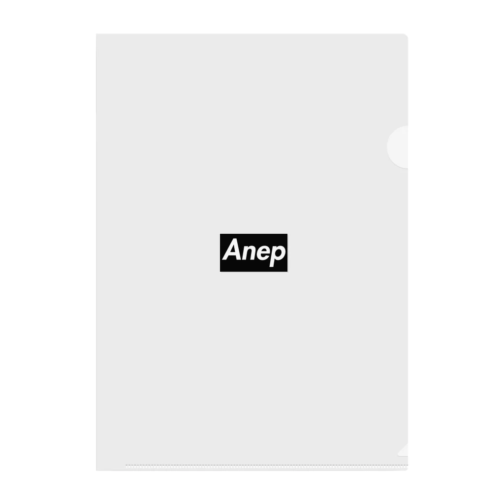 AnepのAnep color black version Clear File Folder