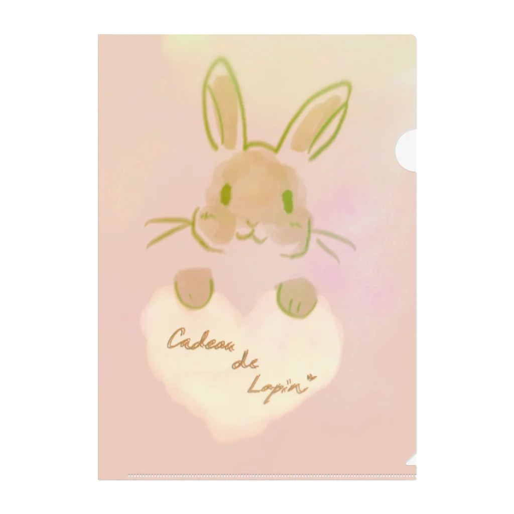 Cadeau de LapinのCadeau de Lapin クリアファイル