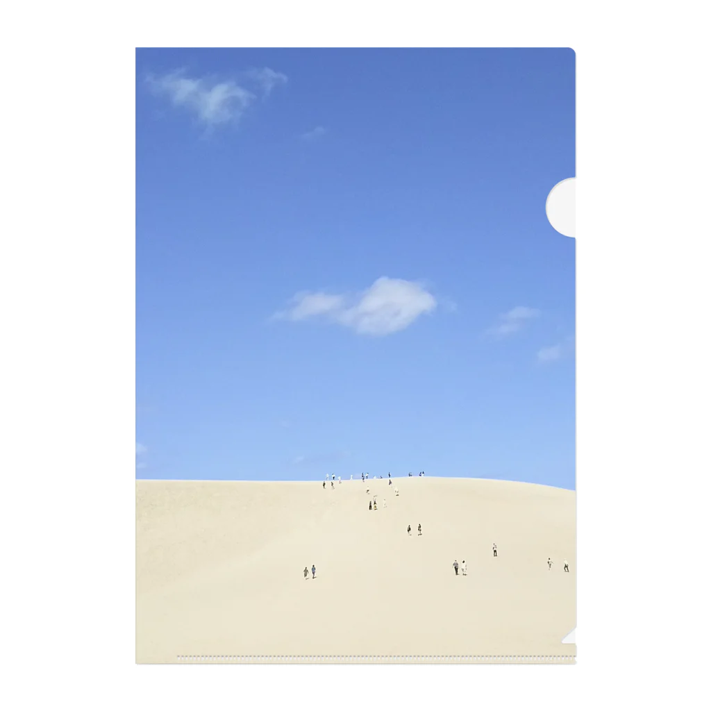 moujiの砂丘 クリアファイル