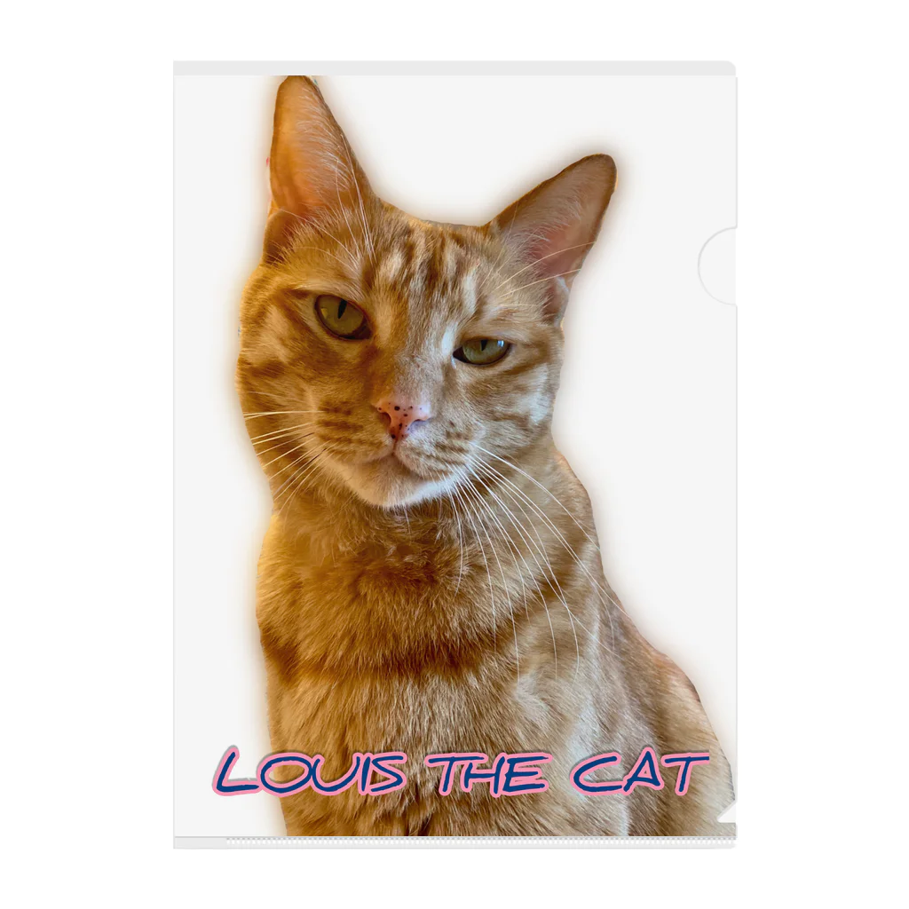 My name is LouisのLouis the cat クリアファイル