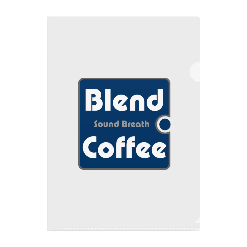BlendCoffeeのシンプルロゴ クリアファイル