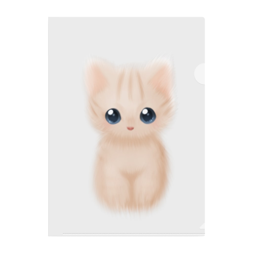 ふわふわ子猫 かわいいもののおみせ いそぎんちゃく Isoginchaku2go のクリアファイル通販 Suzuri スズリ