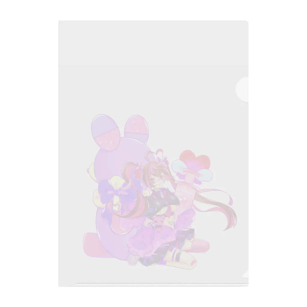 Rimε・●・зstoreのやみかわぷりんちゃん クリアファイル Clear File Folder