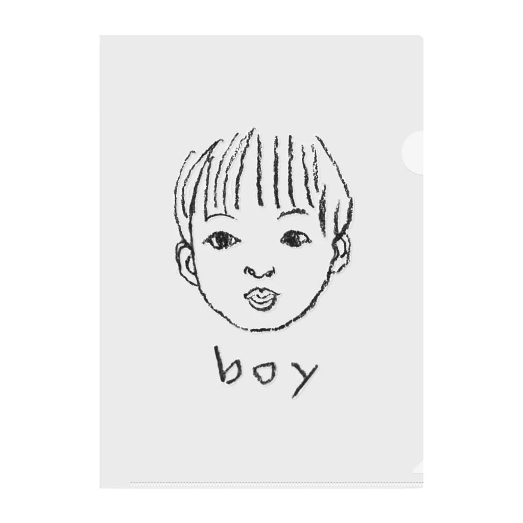 イラストレーター 山口みれいのboy クリアファイル