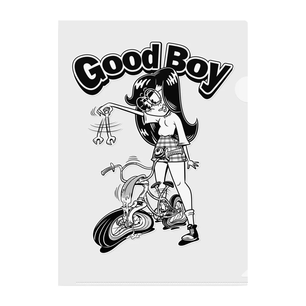 nidan-illustrationの"Good Boy" クリアファイル