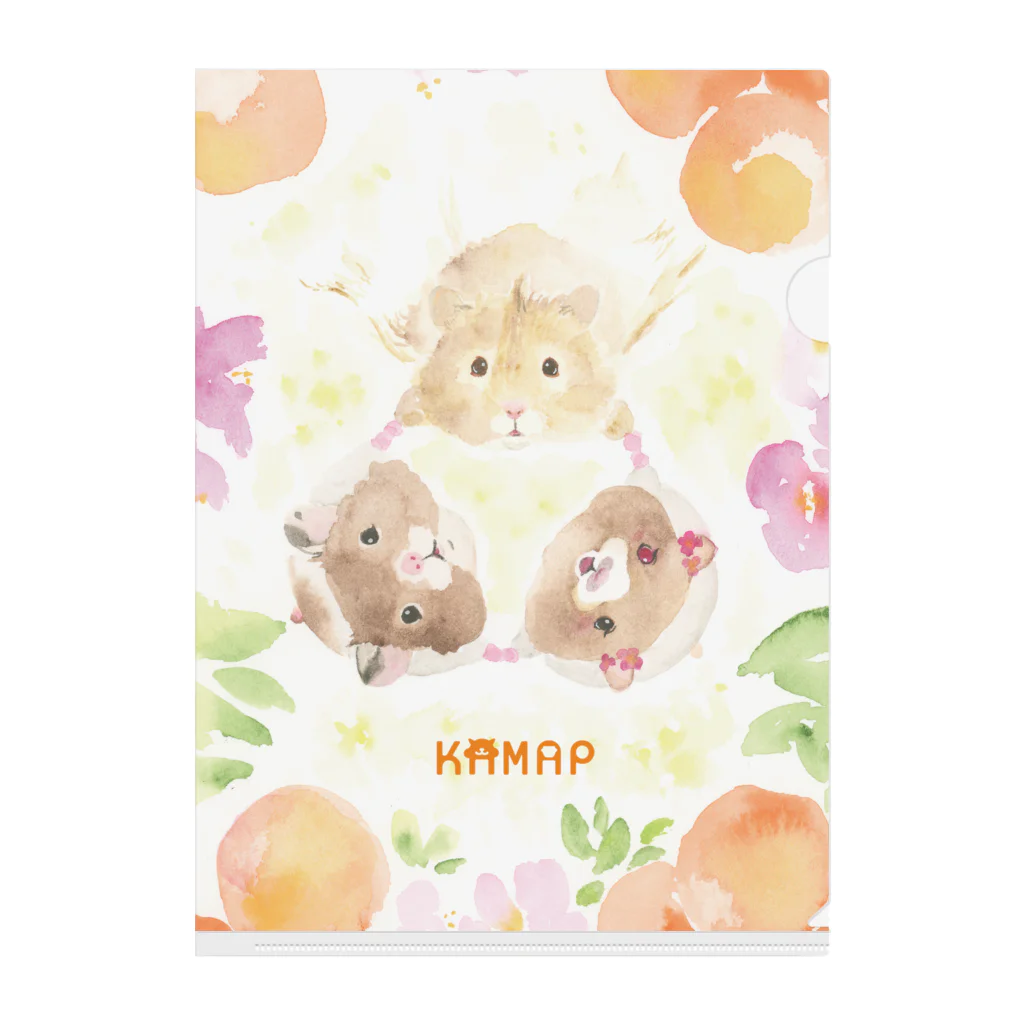 KAMAP ＆ Ricaの【KAMAP】杏トリオ Clear File Folder