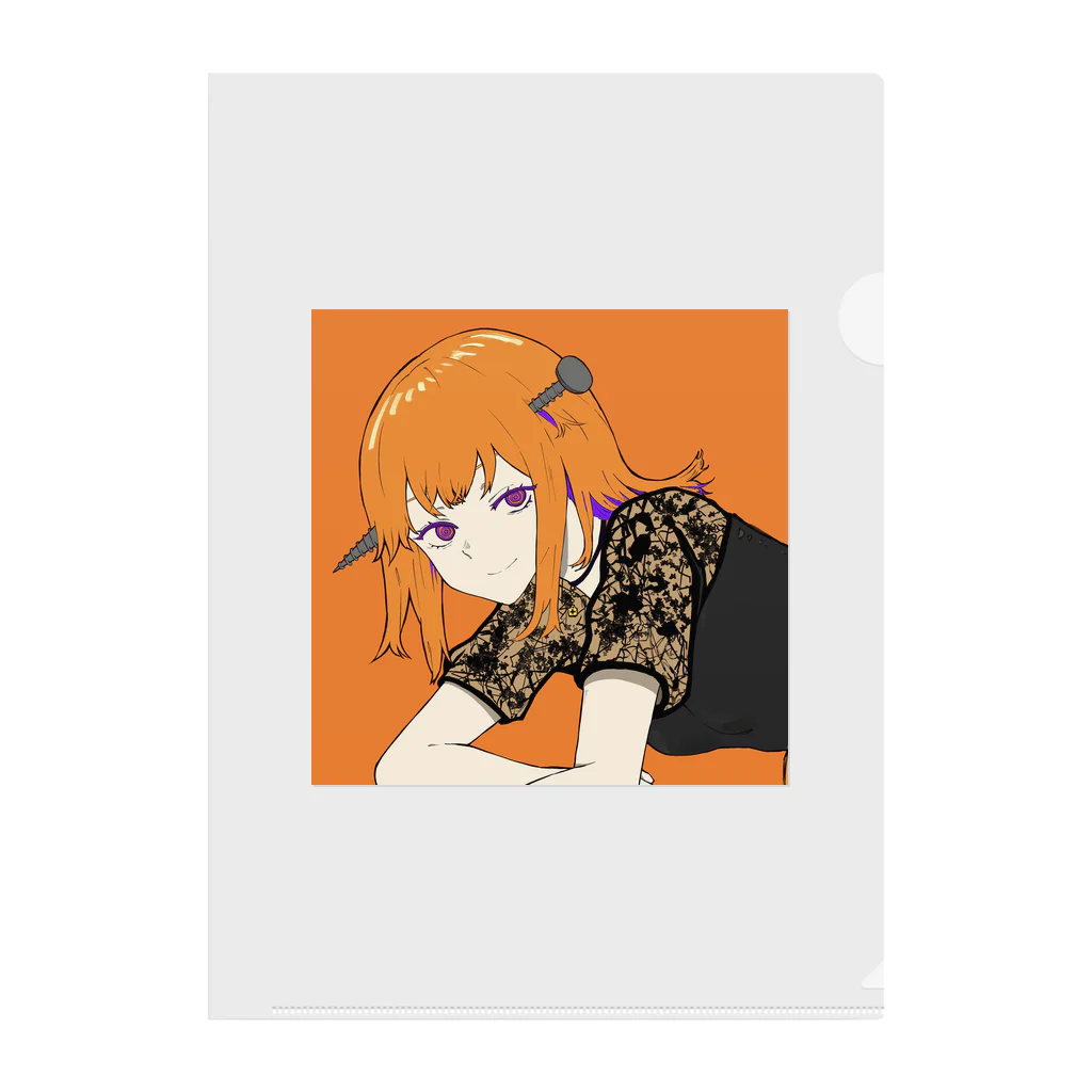 🥺如月🥺のハロウィン🎃ガール Clear File Folder