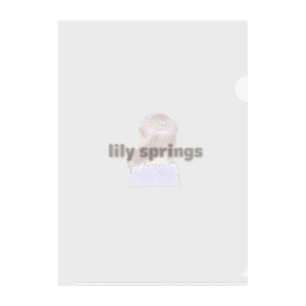 lily springsのlily springs クリアファイル