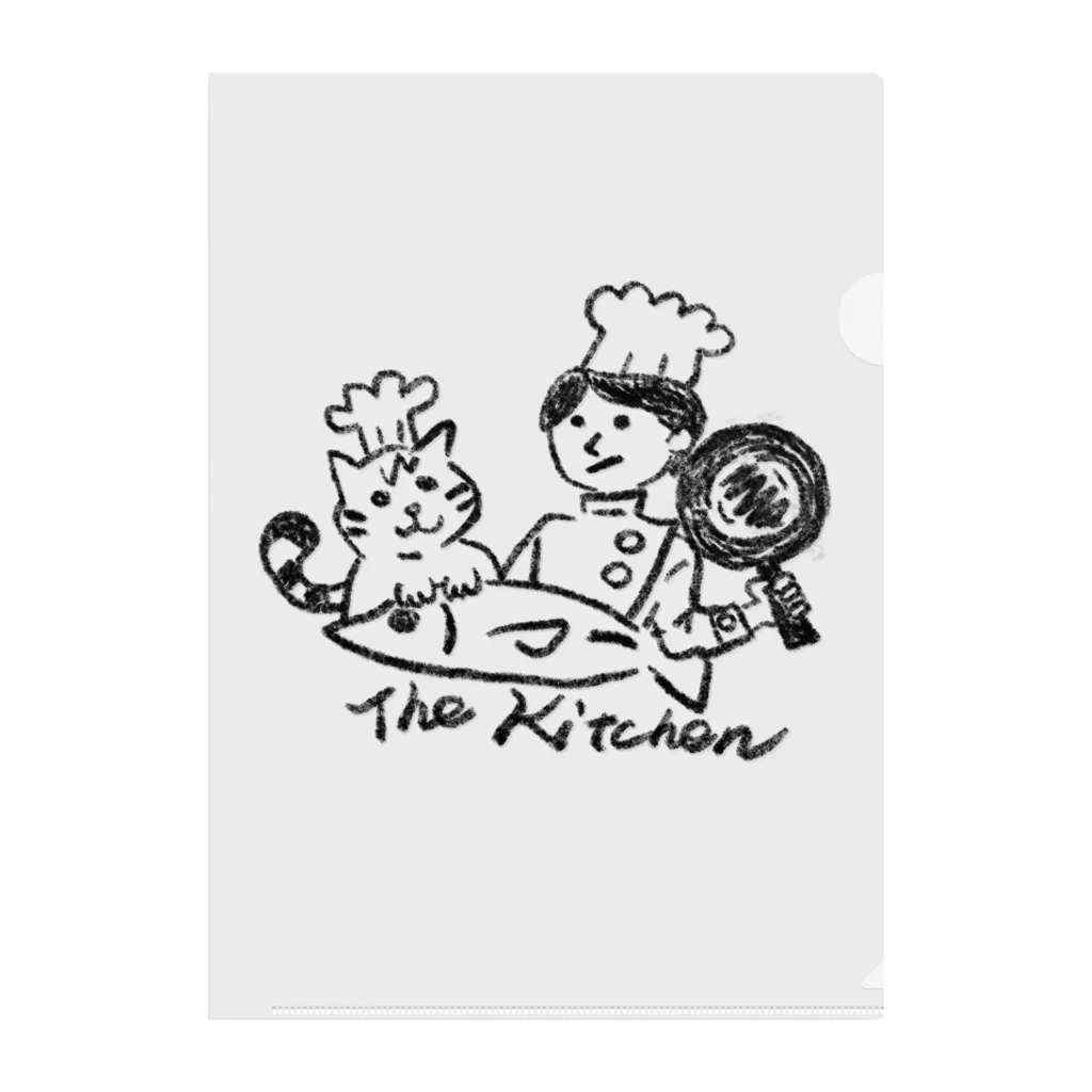 鍛治本ワークショップのThe Kitchen 記念グッズ Clear File Folder