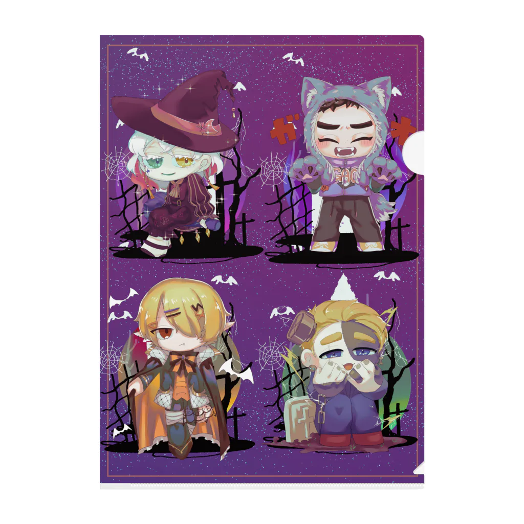 すまんな…出目がデカくて……（決定的成功）の地獄のハロウィンクリアファイル一陣 Clear File Folder